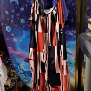 Abstract Geometric Pant Suit